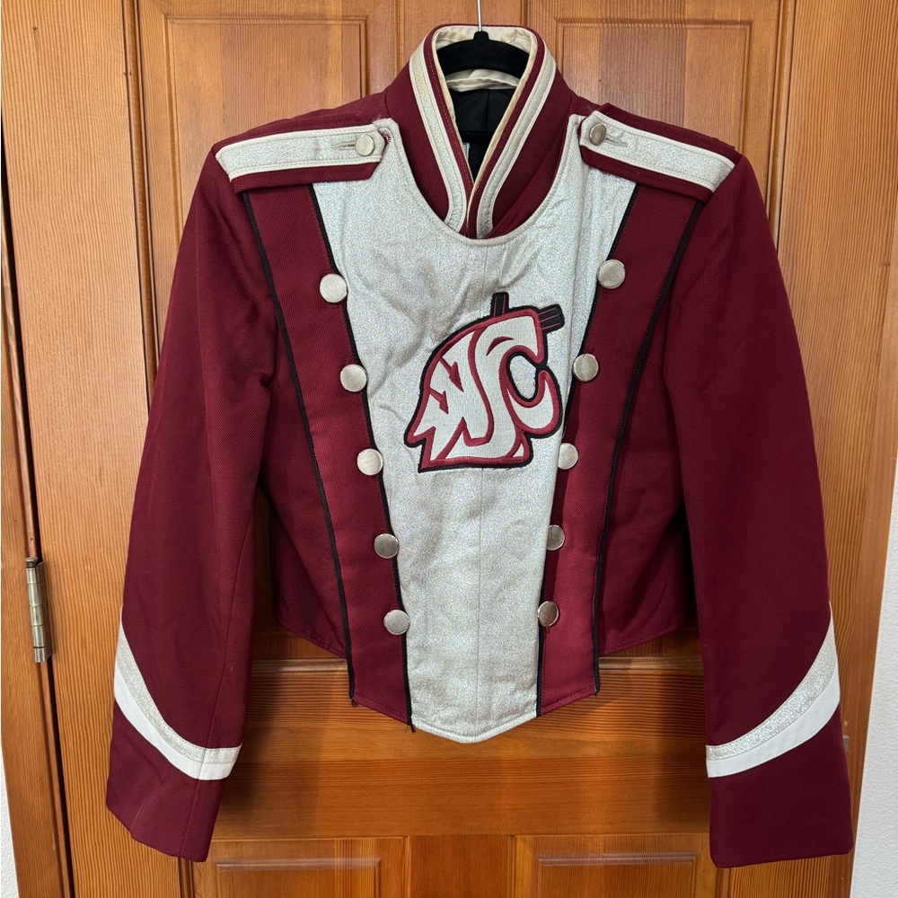 Vintage WSU COUGS Marching Band Uniform Jacket Coat